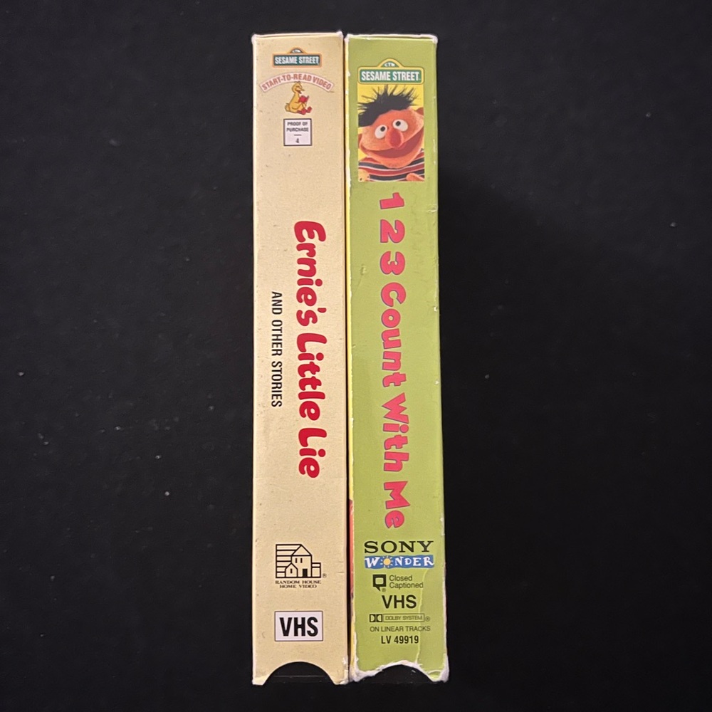 Sesame Street VHS Set